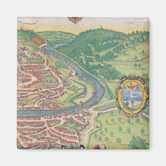 ウィーンの地図 マグネット (正面)