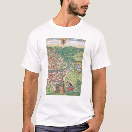 ウィーンの地図 Tシャツ (正面)