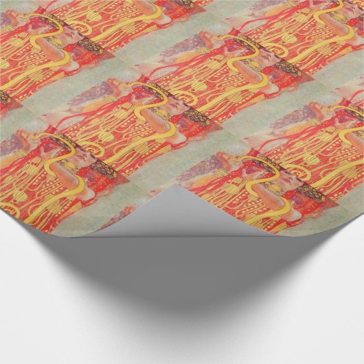 ウィーンの天井の絵画のグスタフクリムト大学 ラッピングペーパー (角)