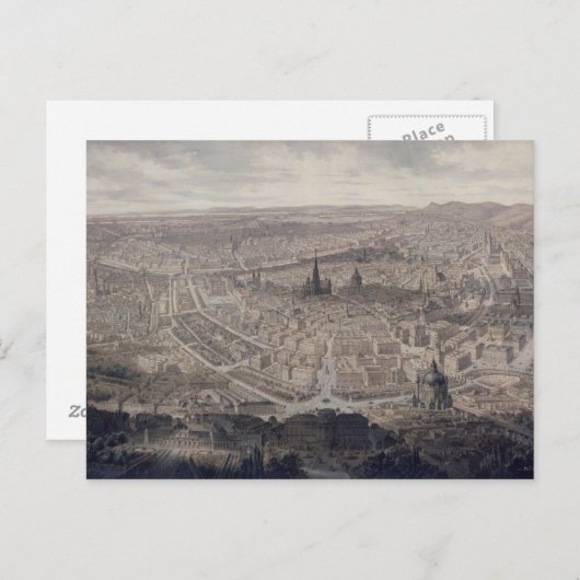 ウィーンの景色, c.1860 ポストカード (正面/裏面)