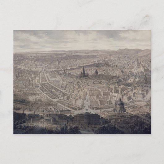 ウィーンの景色, c.1860 ポストカード (正面)