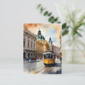 ウィーンの水彩画アート ポストカード (スタンド正面)