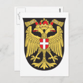 ウィーンの紋章19世紀 ポストカード (正面/裏面)