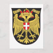 ウィーンの紋章19世紀 ポストカード (正面)