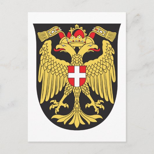 ウィーンの紋章19世紀 ポストカード (正面)