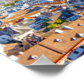 ウィーンの聖ステファン大聖堂タワーから眺める ポスター (角)