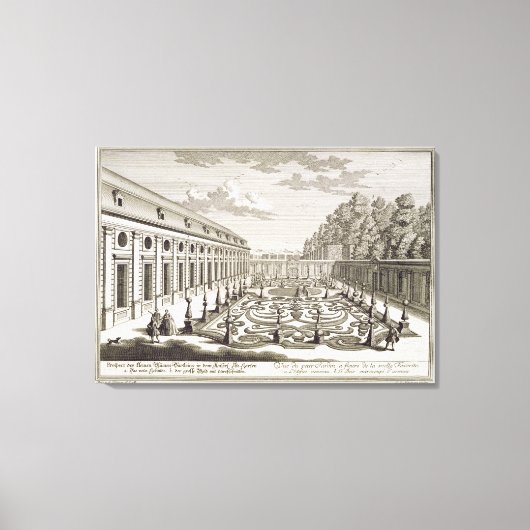 ウィーンの近くの花園の眺め、'ヴォルステル キャンバスプリント (正面)