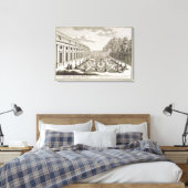 ウィーンの近くの花園の眺め、'ヴォルステル キャンバスプリント (インサイチュ (寝室))