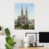 ウィーンのVotivkirche （1900年c.） ポスター (ホームオフィス)