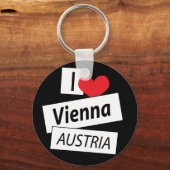 ウィーンオーストリアが大好き キーホルダー (正面)