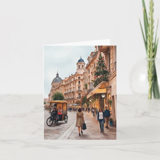 ウィーンオーストリアウォーター色 カード (正面)