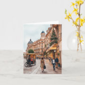 ウィーンオーストリアウォーター色 カード (黄色い花)