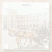 ウィーンオーストリアシティパノラマビュー ガラスコースター (裏面)