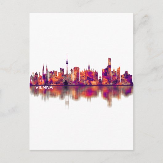 ウィーンオーストリアスカイライン インビテーションポストカード (正面)