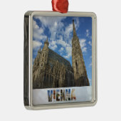 ウィーンオーストリアセントスティーブン大聖堂 メタルオーナメント (右)