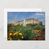 ウィーンオーストリアトラベルフォトシェーンブルンパレス ポストカード (正面/裏面)