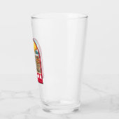 ウィーンオーストリアトラベルレトロエンブレム タンブラーグラス (左)