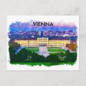 ウィーンオーストリアヒストリックシティビュー ポストカード (正面)