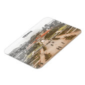 ウィーンオーストリアヒストリックパノラマビュー マグネット (左側)