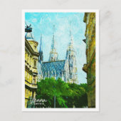 ウィーンオーストリアビューティフル油シティ ポストカード (正面)