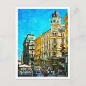 ウィーンオーストリアビューティフル油ランドスケープ ポストカード (正面)