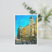 ウィーンオーストリアビューティフル油ランドスケープ ポストカード (スタンド正面)