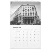 ウィーンオーストリアブラックアンドホワイト カレンダー (2月 2026)