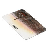 ウィーンオーストリアヴィンテージカラーシティスケープ マグネット (右側)