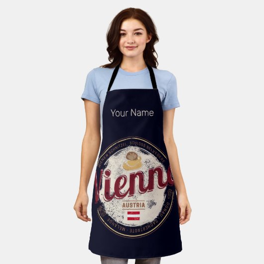 ウィーンオーストリアヴィンテージキャピタルヴィエンネーズメランゲ エプロン (着用した状態)