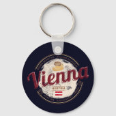 ウィーンオーストリアヴィンテージキャピタルヴィエンネーズメランゲ キーホルダー (正面)