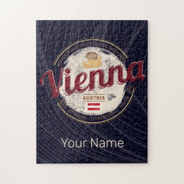 ウィーンオーストリアヴィンテージキャピタルヴィエンネーズメランゲ ジグソーパズル