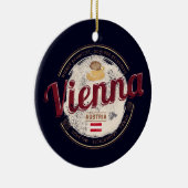 ウィーンオーストリアヴィンテージキャピタルヴィエンネーズメランゲ セラミックオーナメント (右)