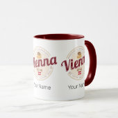 ウィーンオーストリアヴィンテージキャピタルヴィエンネーズメランゲ マグカップ (正面右)