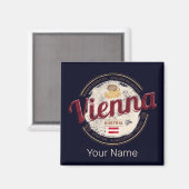 ウィーンオーストリアヴィンテージキャピタルヴィエンネーズメランゲ マグネット (正面/裏面)