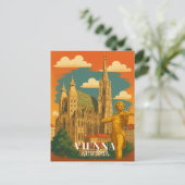 ウィーンオーストリアヴィンテージトラベルヨーロッパ ポストカード (スタンド正面)