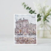 ウィーンオーストリアヴィンテージ旅行水の色 ポストカード (スタンド正面)