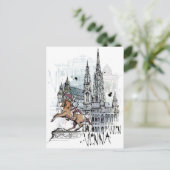 ウィーンオーストリアヴィンテージ旅行観光土産 ポストカード (スタンド正面)