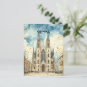 ウィーンオーストリア旅行 ポストカード (スタンド正面)