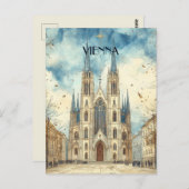ウィーンオーストリア旅行 ポストカード (正面/裏面)