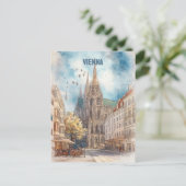 ウィーンオーストリア旅行 ポストカード (スタンド正面)