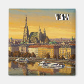 ウィーンオーストリア旅行 マグネット (正面)