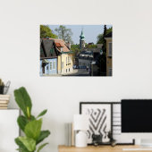 ウィーンオーストリア，グラインジング ポスター (ホームオフィス)