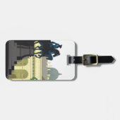 ウィーンオーストリア – ビンテージトラベル ラゲッジタグ (正面横)