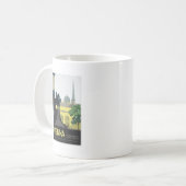 ウィーンオーストリア-ヴィンテージ旅行 コーヒーマグカップ (正面左)