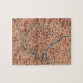 ウィーンオーストリア(1920年)のヴィンテージの地図 ジグソーパズル (横)