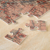 ウィーンオーストリア(1920年)のヴィンテージの地図 ジグソーパズル (側面)