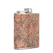 ウィーンオーストリア(1920年)のヴィンテージの地図 フラスク (右)