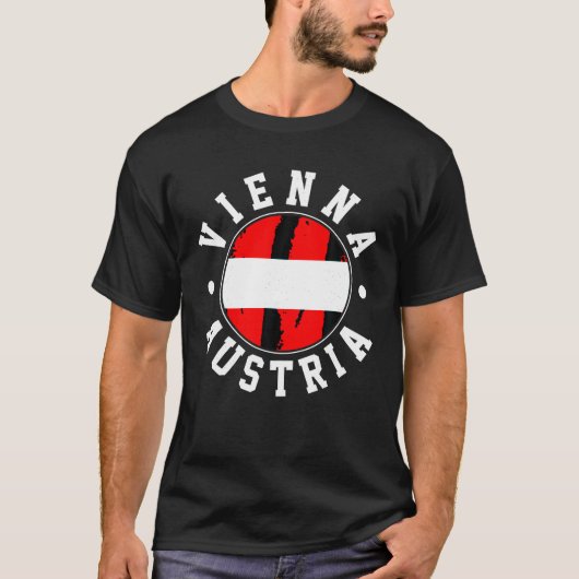 ウィーンオーストリアTシャツ Tシャツ (正面)
