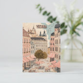 ウィーンカフェを訪れる ポストカード (スタンド正面)