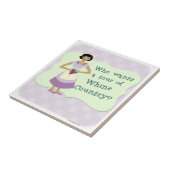 ウィーンカントリーカートゥーンハウスワイズキャラクターモットー タイル (側面)